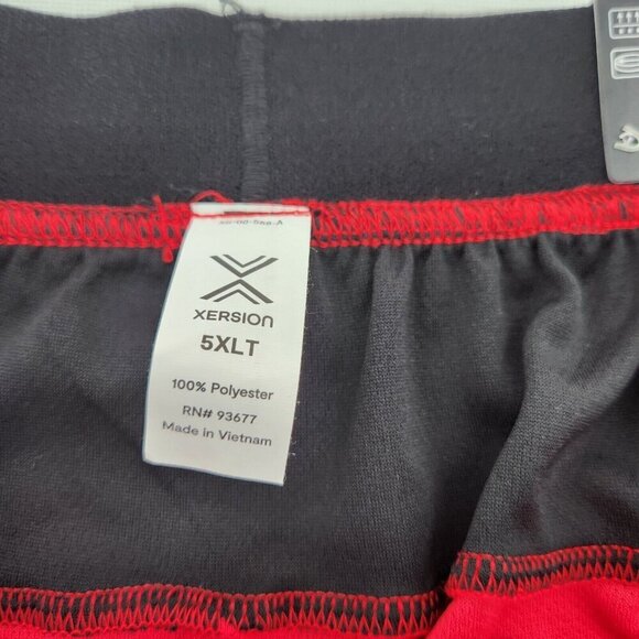 Xersion Mens Size 5XLT Cabaret Red Basketball Quick Dri Athletic Gym Shorts - Picture 2 of 6